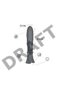 Пульсатор Gita, цвет Графитовый (INFINITE)