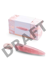 Массажер le WAND Crystal Wand розовый кварц
