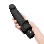 Реалистичный черный вибратор с клиторальным стимулятором 7 Realistic Vibrator
