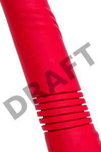 Пульсатор Gravity Lovense TPE, красный, силикон, 25,9 см