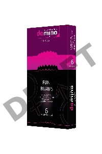 Презервативы Luxe DOMINO CLASSIC Fun Bumps 6 шт, 18 см