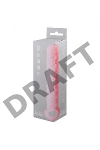 Розовый фаллоудлинитель Homme Long - 15,5 см.
