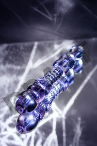 Двусторонний фаллоимитатор Sexus Glass, стекло, розовый, 22,5 см