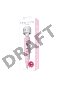 Розово-белый перезаряжаемый жезловый вибратор Personal Mini Rechargeable