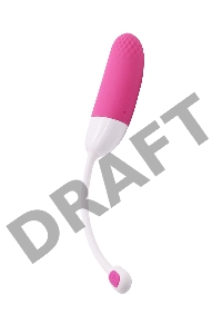 Виброяйцо Magic Motion Vini, силикон, розовое, 24 см