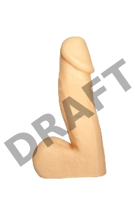 Фаллоимитатор пустотелый телесный