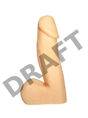 Фаллоимитатор пустотелый телесный