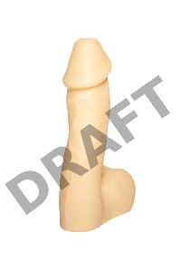 Фаллоимитатор пустотелый телесный