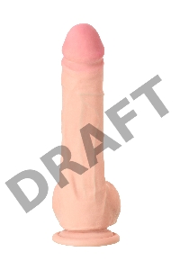 Фаллоимитатор на присоске TOYFA RealStick Elite DILDO, TPR, телесный, 24 см