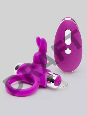 Лиловое виброкольцо с пультом ДУ Remote Control Cock Ring