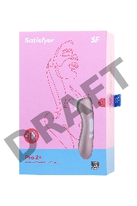 Вакуум-волновой бесконтактный стимулятор клитора Satisfyer PRO 2 Vibration, силикон, розовый, 15 см.