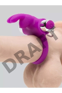 Лиловое виброкольцо с пультом ДУ Remote Control Cock Ring