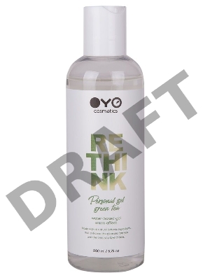 Увлажняющий гель на водной основе с согревающим эффектом OYO Personal Gel Green Tea - 200 мл.