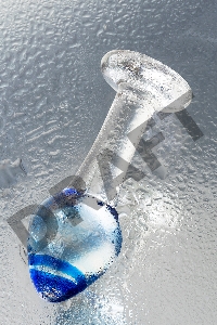 Анальная втулка Sexus Glass, стекло, прозрачная, 11,5 см, Ø 4 см