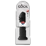 Фаллоимитатор-реалистик King Cock черный, 28 см
