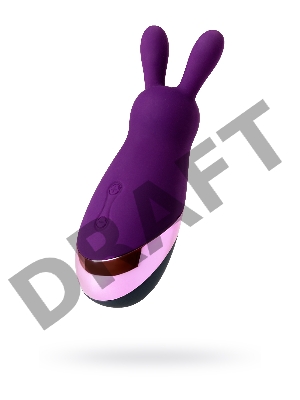 Стимулятор эрогенных зон Eromantica BUNNY, силикон, фиолетовый, 12,5