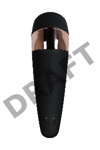 Вакуум-волновой бесконтактный стимулятор клитора Satisfyer PRO 3 Vibration, силикон, черный, 14 см.