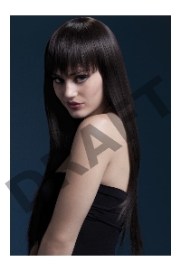 Парик Длинный Джессика (каштановый) (Fever)