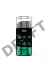 Жидкий интимный гель с эффектом вибрации Ganjah, 15мл