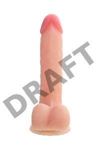 Фаллоимитатор RealStick Silicone Ryan G, телесный, 22,5 см