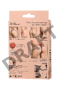 Трусики со стразами Joli Stella, красный, OS