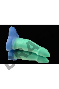 Фаллоимитатор Морской дракон Small цвета мяты - 22 см.