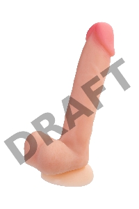 Фаллоимитатор RealStick Silicone Ryan G, телесный, 22,5 см