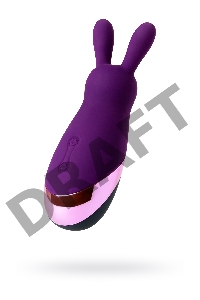 Стимулятор эрогенных зон Eromantica BUNNY, силикон, фиолетовый, 12,5