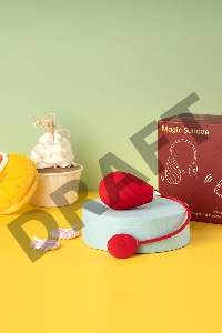 Виброяйцо Magic Motion SUNDAE, силикон, оранжевое, см 19