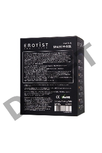 Анальная втулка Erotist Spade M, сайлекспан, чёрный, 10 см