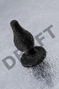 Анальная втулка Erotist Spade M, сайлекспан, чёрный, 10 см