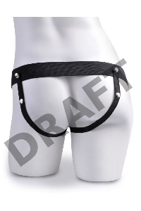 Перезаряжаемый универсальный полый вибрострапон с пультом ДУ Fetish Fantasy 7 Hollow Rechargeable Strap-On Remote Tan
