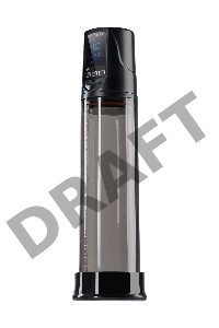 Автоматический вакуумный тренажер для мужчин Erotist ToZoom, ABS пластик, черный, 28,5 см