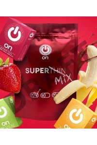 Презервативы On, super thin, ультратонкие, 18,5 см, 5,4 см, 15 шт.