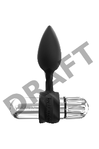 Набор анальных плагов Bathmate Anal Training Plugs VIBE, силикон, чёрный