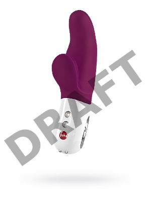 Вибратор Fun Factory MiSS BI, силикон, красный, 17 см