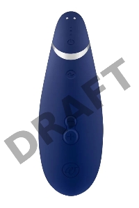 Синий клиторальный стимулятор Womanizer Premium 2