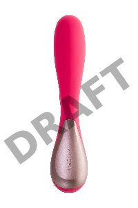 Нереалистичный вибратор Satisfyer Mono Flex, силикон, красный, 20,4 см.