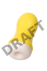 Мастурбатор TOYFA  A-Toys Dion, анус, TPE, желтый, 14 см