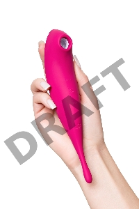 Вакуум-волновой бесконтактный стимулятор клитора Satisfyer Twirling Pro, силикон, красный