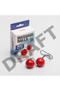Красные массажные вагинальные шарики