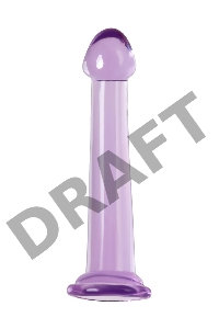 Нереалистичный фаллоимитатор Jelly Dildo S Toyfa Basic, TPE, фиолетовый, 15,5 см