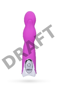 Вибратор TOYFA Dolce Leo, силикон, розовый, 16,5см