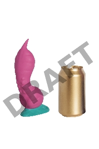 Розовый фаллоимитатор Крок Small - 21 см.