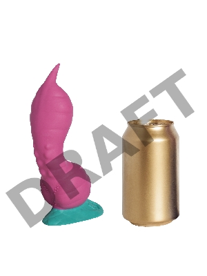 Розовый фаллоимитатор Крок Small - 21 см.