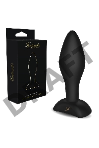 Черная силиконовая мини-пробка Silicone Butt Plug