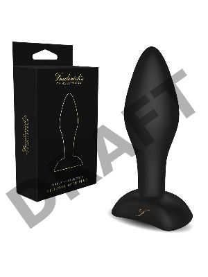 Черная силиконовая мини-пробка Silicone Butt Plug