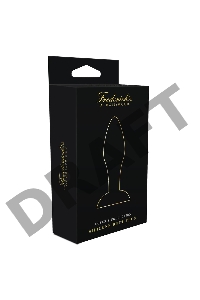 Черная силиконовая мини-пробка Silicone Butt Plug
