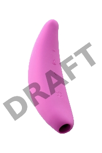 Вакуум-волновой бесконтактный стимулятор клитора Satisfyer Curvy 3+, силикон, розовый, 14,5 см.