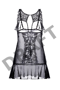 Эротическая комбинация Erolanta Margarita, черный (46-48)